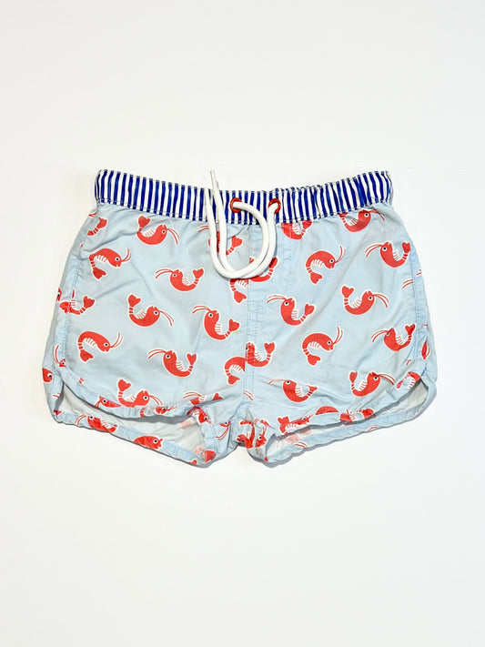 Blue prawn boardies - Size 2
