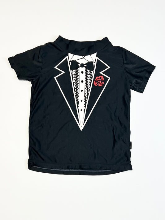 Black tux rashie - Size 2
