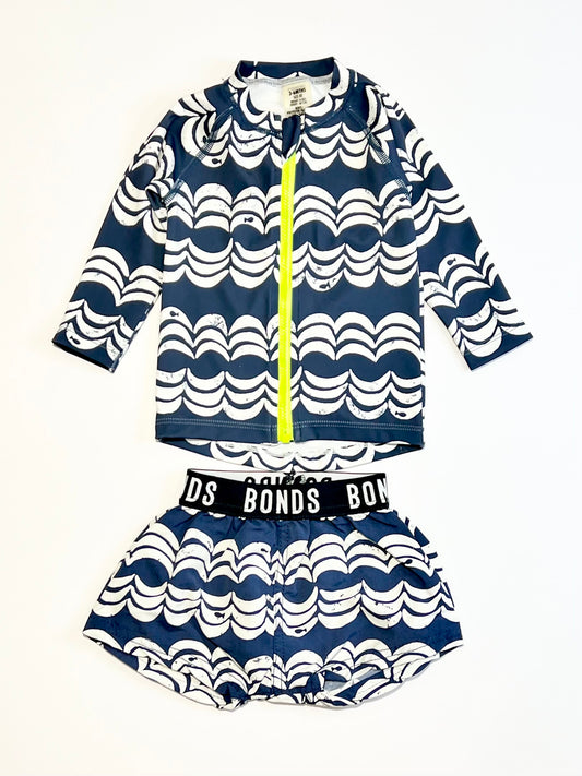 Navy swim set - Size 00