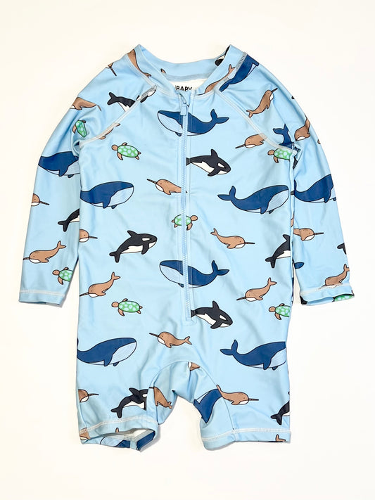Sea creatures swimsuit - Size 2