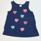 Sequined hearts tank - Size 5