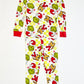 Ribbed Grinch pyjamas - Size 2