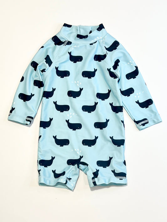 Blue whales swimsuit - Size 00