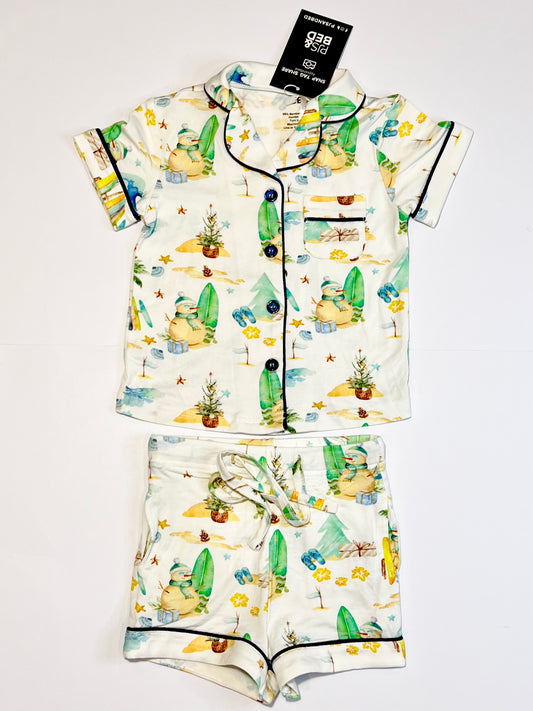 Bamboo Christmas pyjamas brand new - Size 2