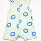 Green lions romper - Size 2
