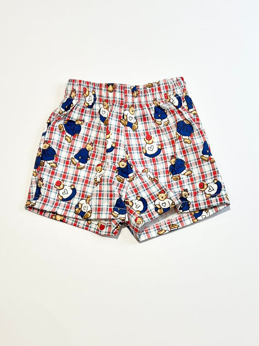 Checkered bears shorts - Size 00