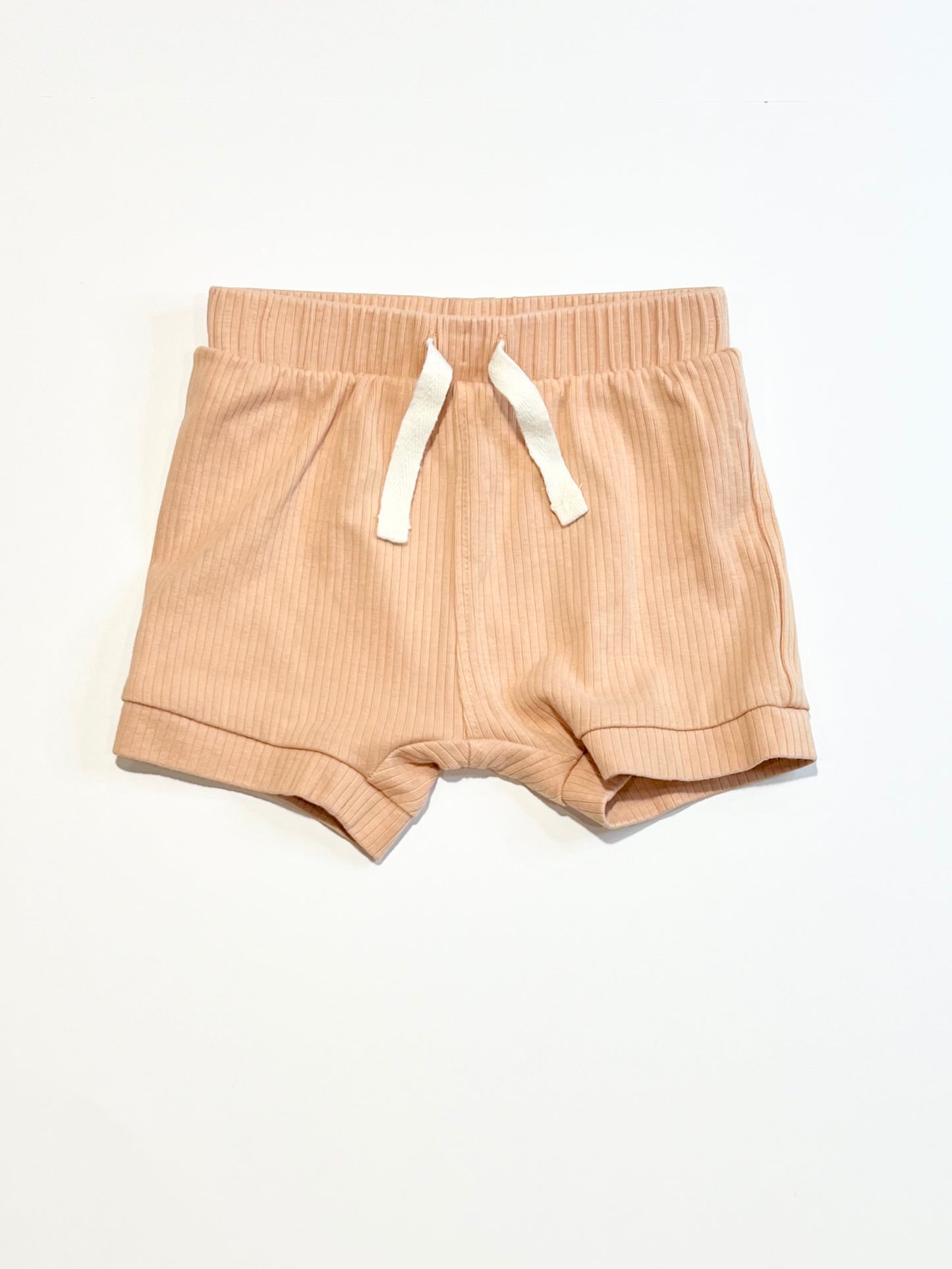 Brown ribbed shorts - Size 00