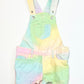 Rainbow shortalls - Size 5