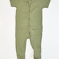 Green zip romper - Size 2