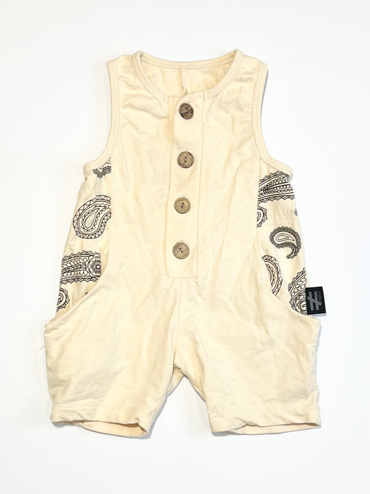 Tan romper - Size 2