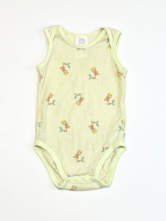Green monkey bodysuit - Size 2