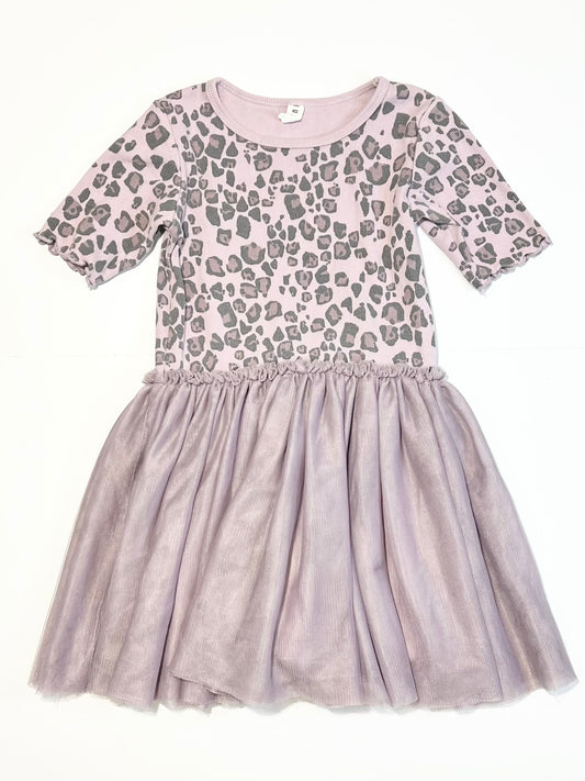 Animal print tulle dres - Size 5