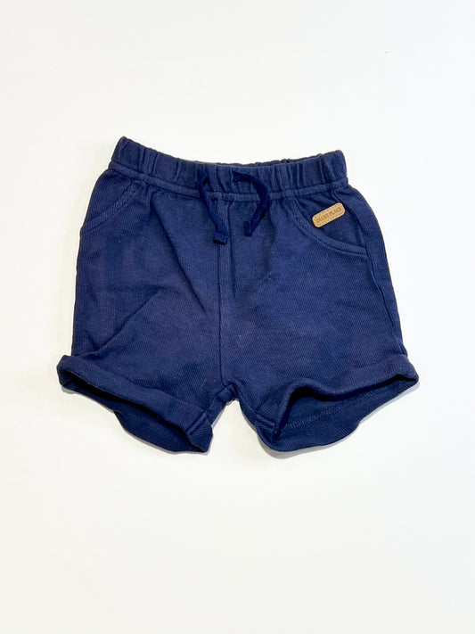 Navy ribbed shorts - Size 00