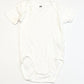 Ribbed white bodysuit - Size 2-3
