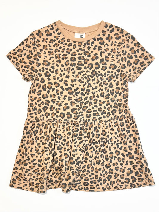Animal print jersey dress - Size 5