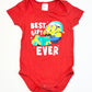 Christmas Minion bodysuit - Size 2