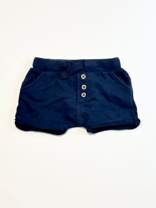 Navy sweat shorts - Size 00