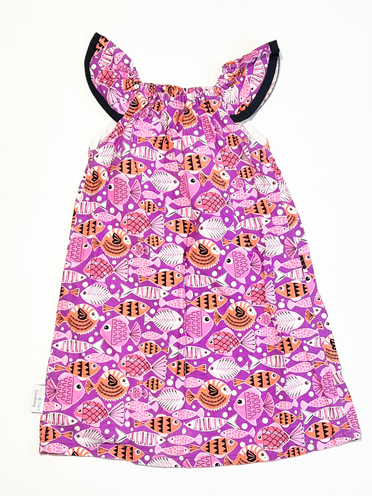 Purple fishy dress - Size 5