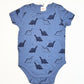 Ribbed dino bodysuit brand new - Size 2