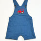 Blue tractor shortalls - Size 2