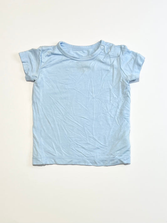 Blue bamboo tee - Size 00