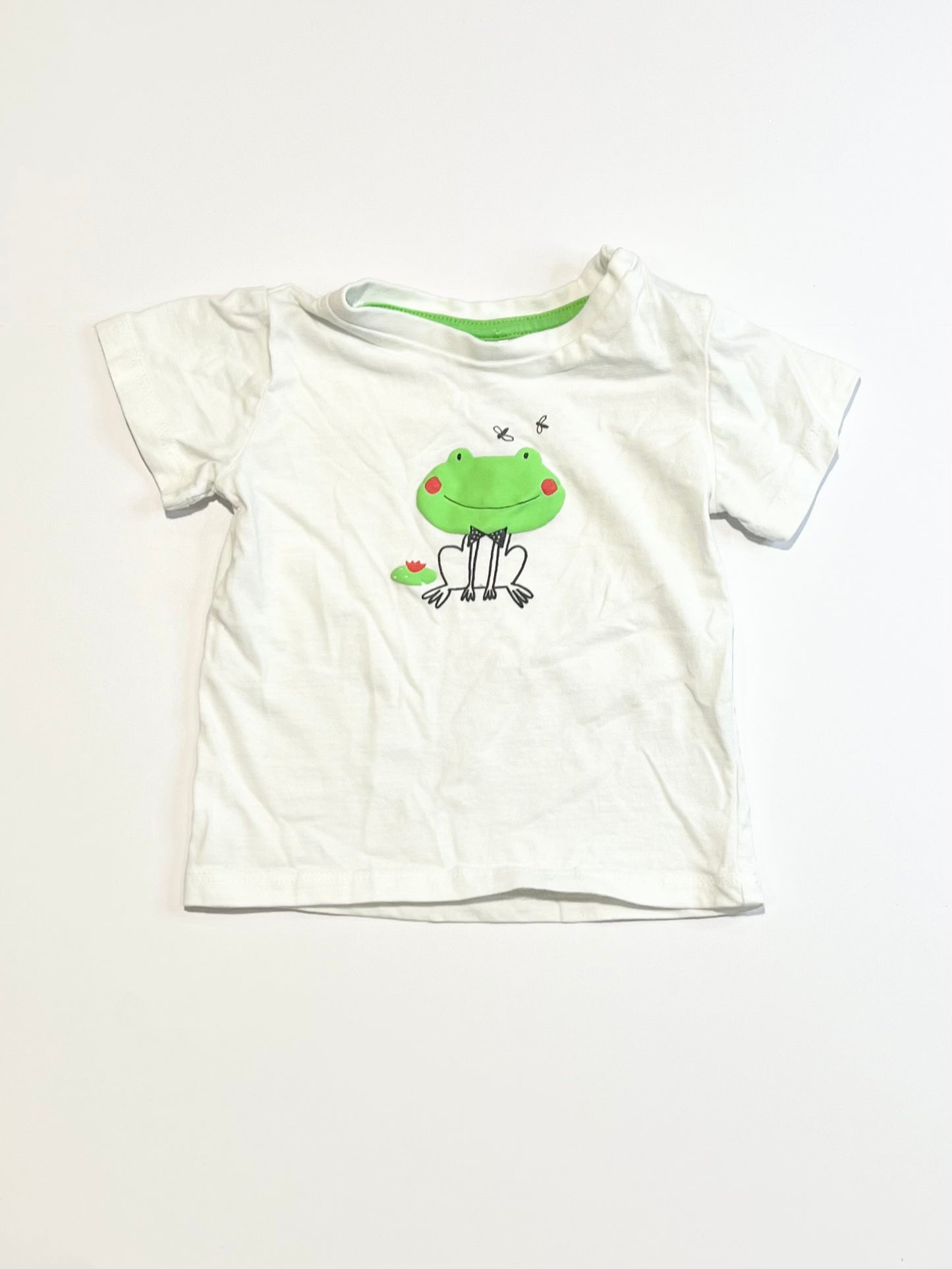 Green frog tee - Size 00