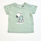 Green Snoopy tee - Size 00