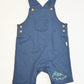 Blue dino shortalls - Size 2