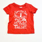 Red sailor tee - Size 00