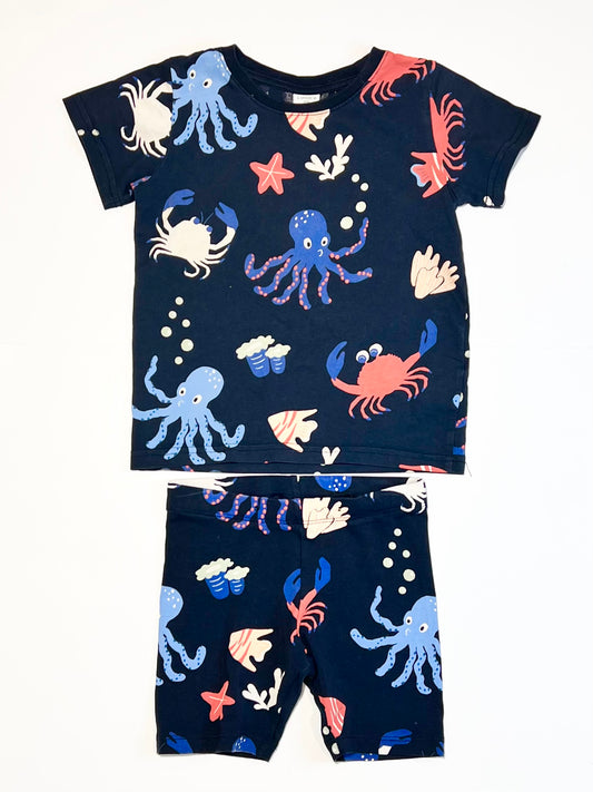 Navy sea creatures set - Size 2