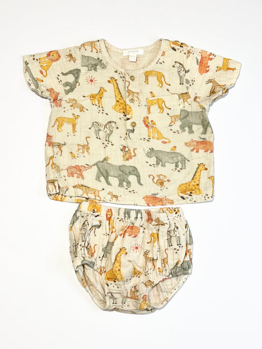 Muslin animals set - Size 2
