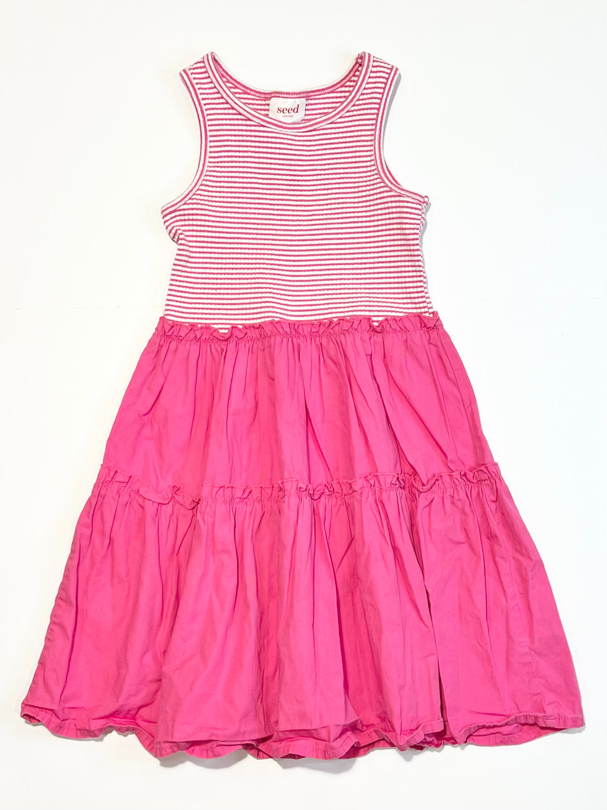 Ribbed tiered dress - Size 5