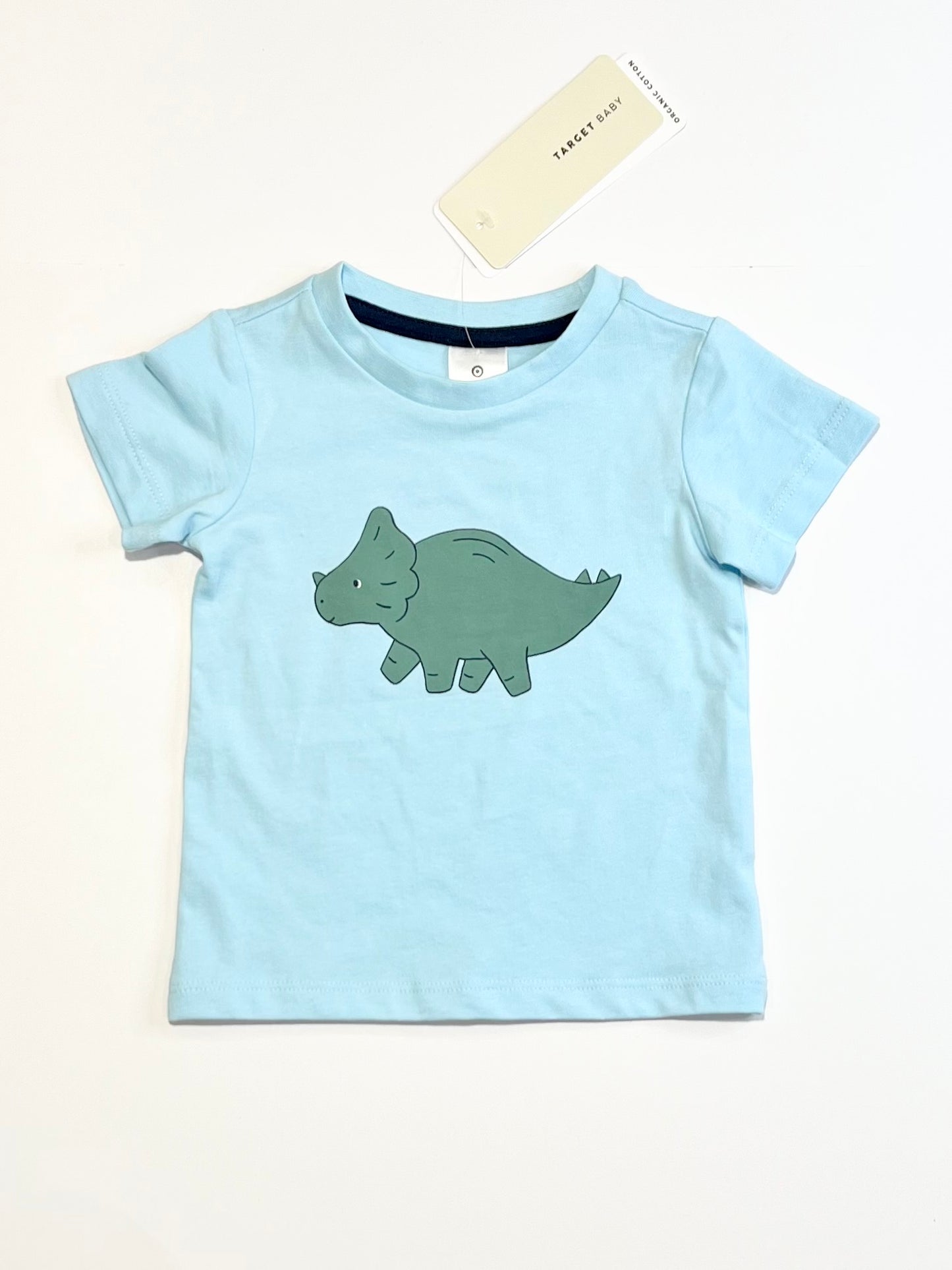 Blue dino tee brand new - Size 00