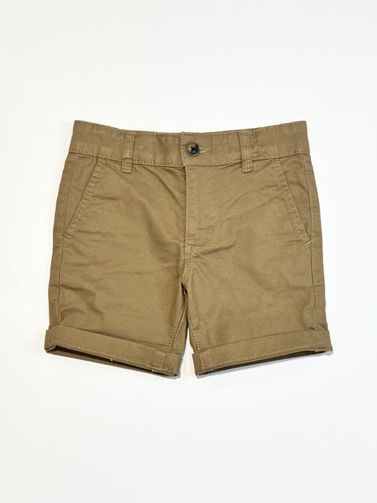 Brown chino shorts - Size 2