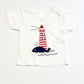 White lighthouse tee - Size 000