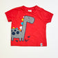 Red dino tee - Size 00