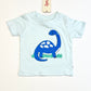 Blue dino tee brand new - Size 00