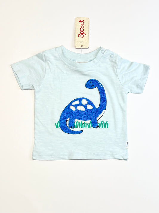 Blue dino tee brand new - Size 00