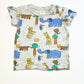 Ribbed animals tee - Size 00