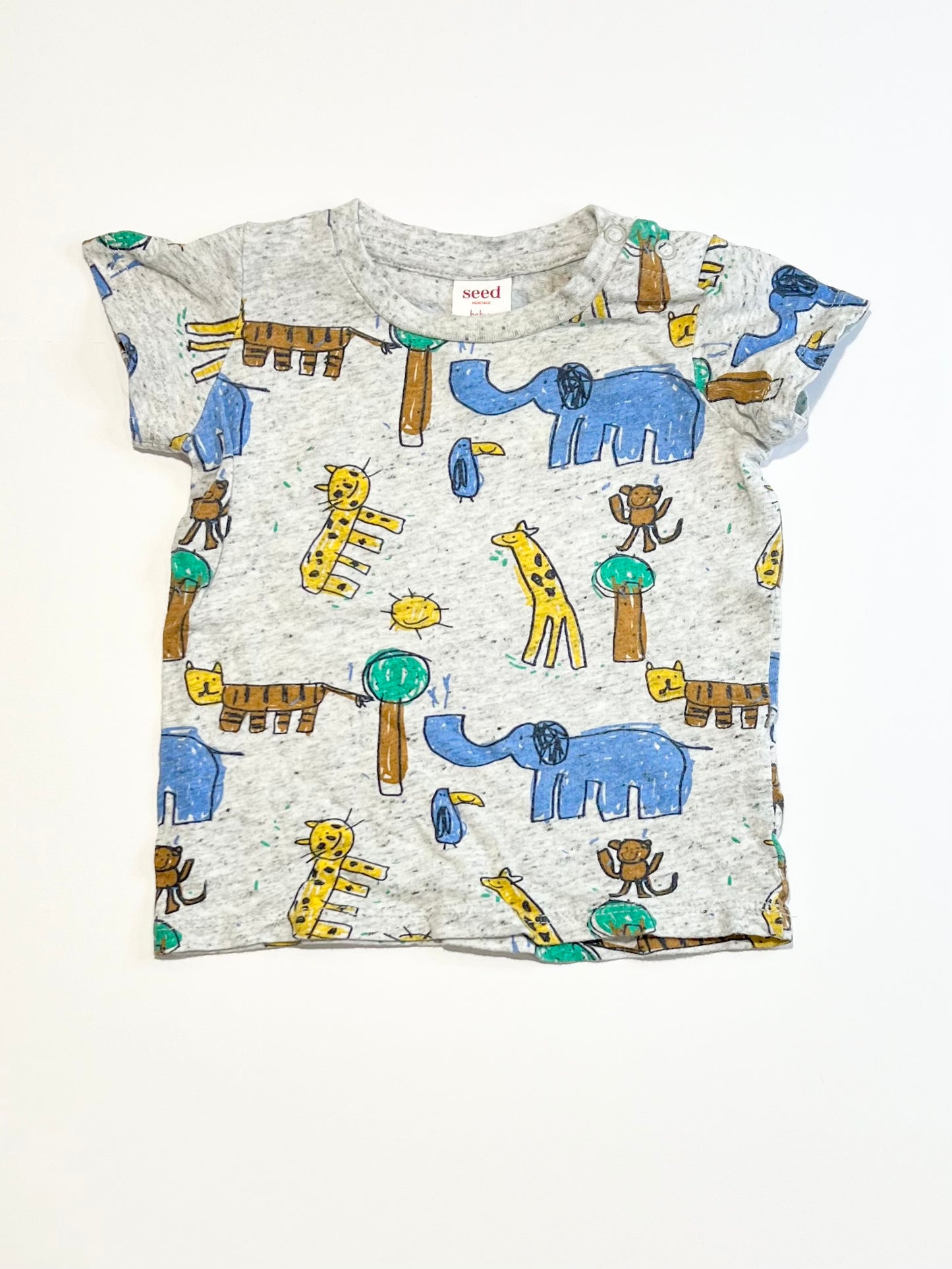 Ribbed animals tee - Size 00