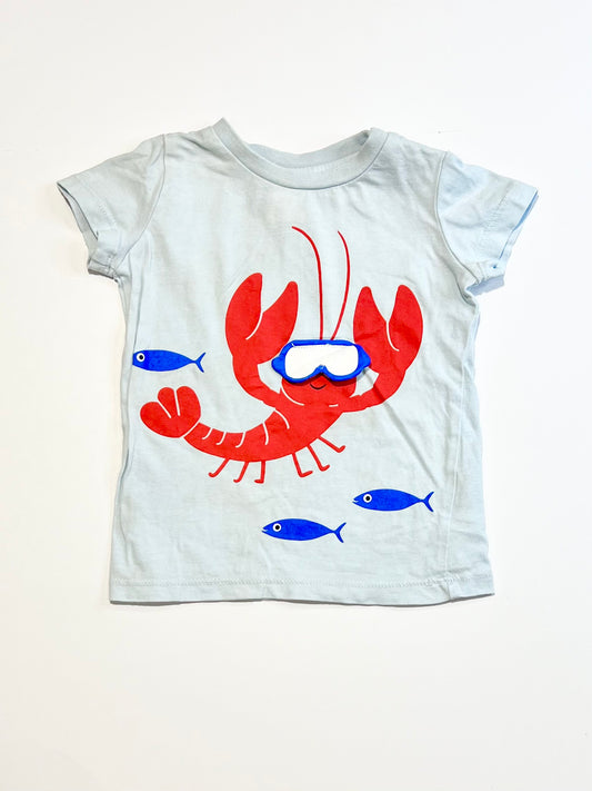 Blue lobster tee - Size 00