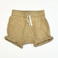 Tan muslin shorts - Size 2