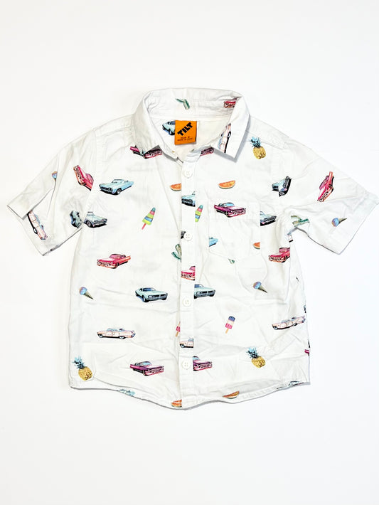 White party shirt - Size 2