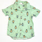 Green bugs shirt- Size 2