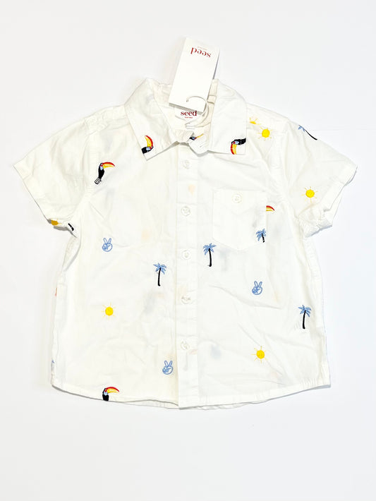 Embroidered shirt brand new - Size 2