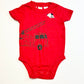 Ribbed fire truck bodysuit - Size 00