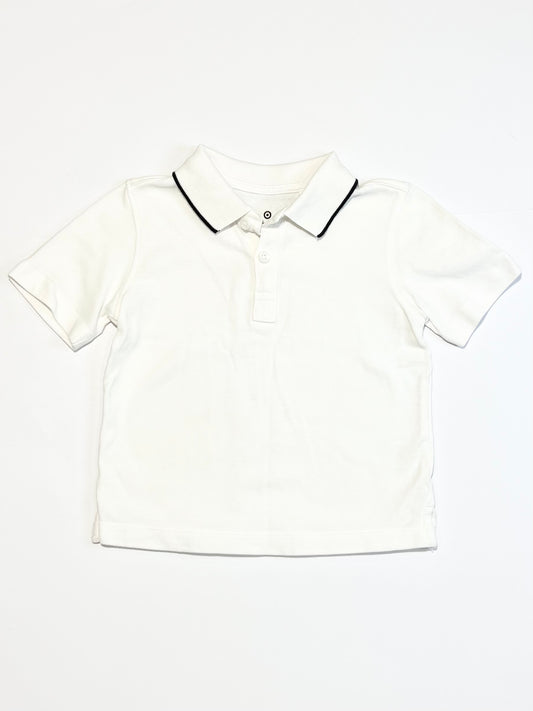 White polo shirt - Size 2