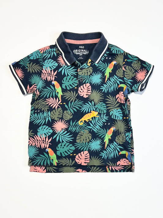 Leafy polo shirt - Size 2-3