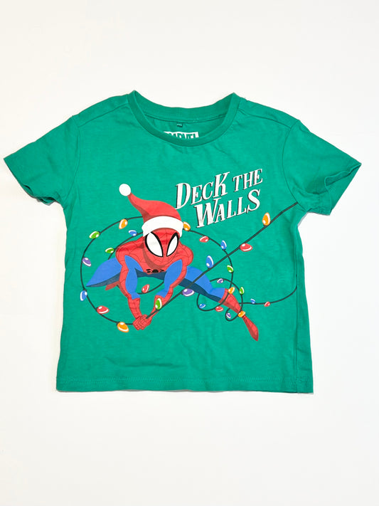 Christmas Spider-Man tee - Size 2