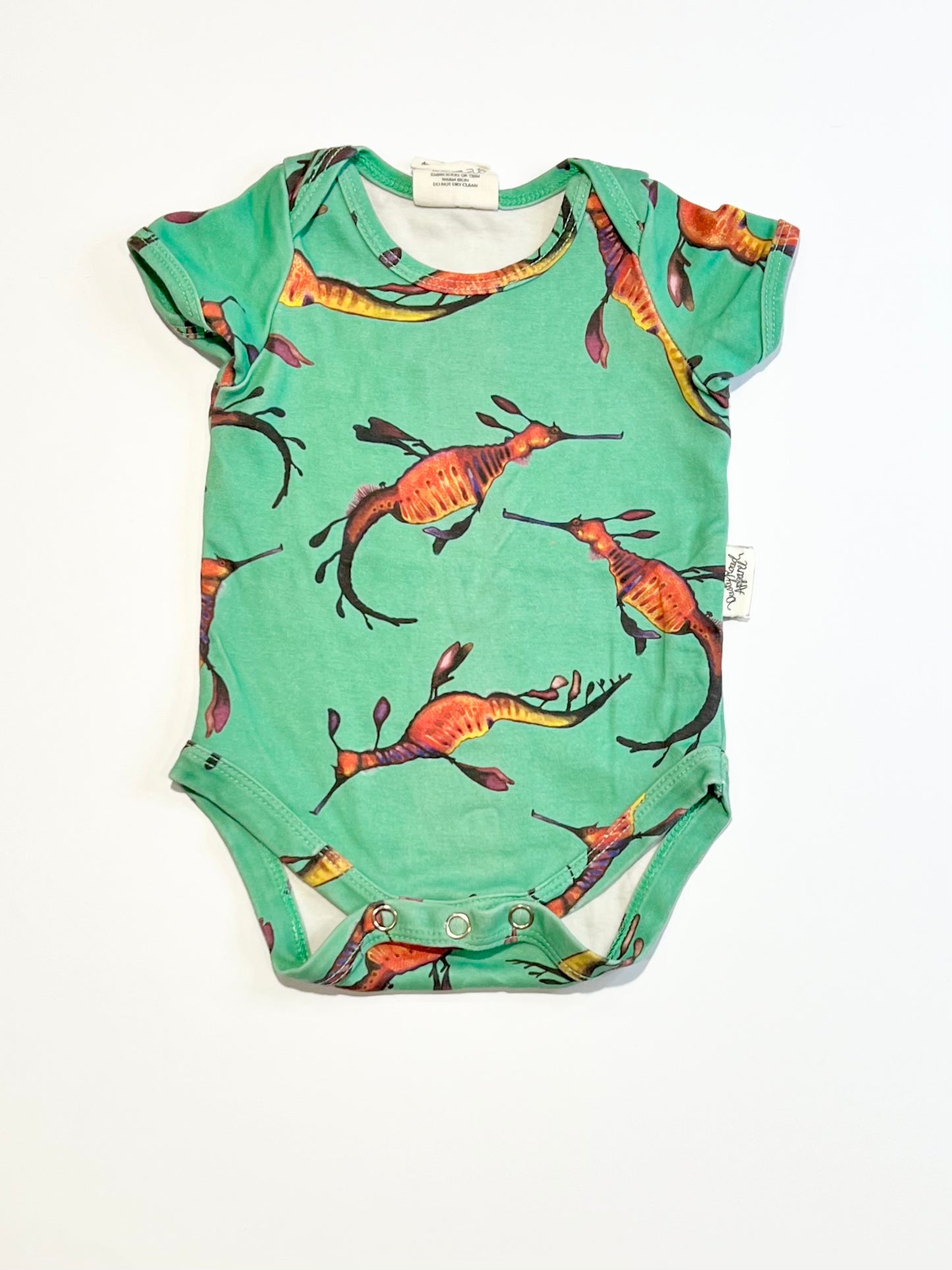 Green sea dragon bodysuit - Size 00